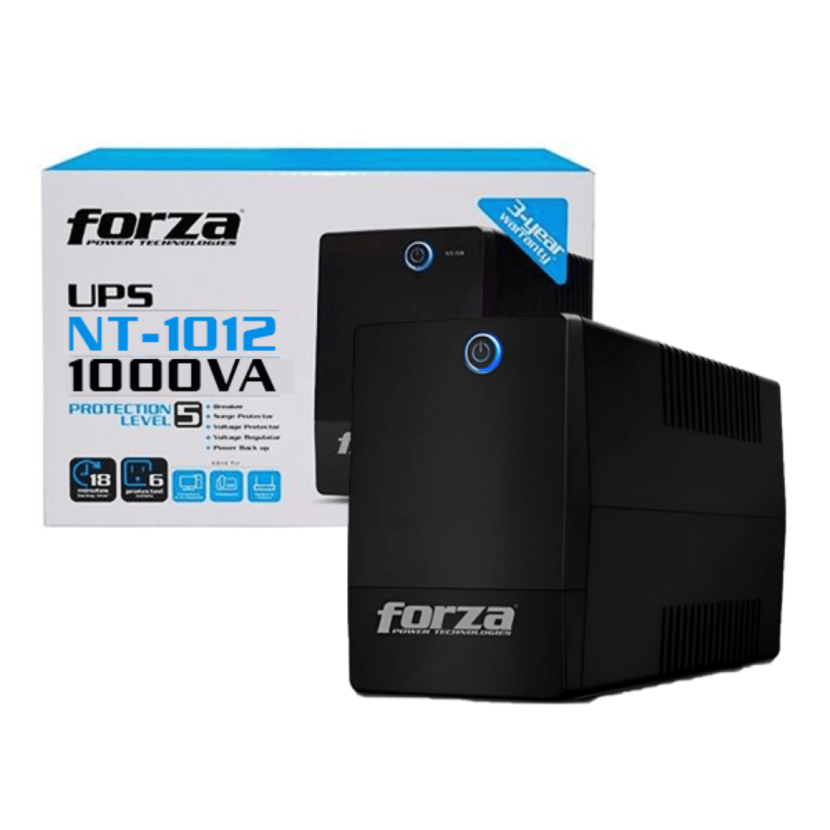 UPS Forza NT-1012U con caja de presentación