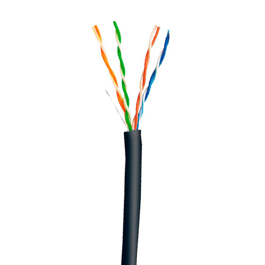 DIXON 3050 BK Cable U/UTP Cat5e 24AWG CCA Bañado Negro 305m