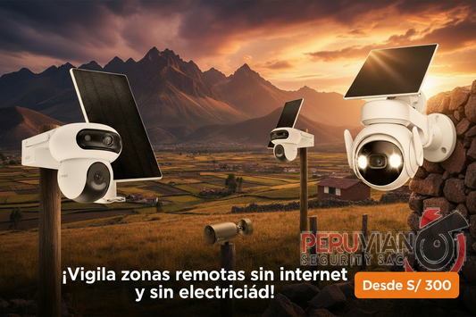 Cámaras de Seguridad con Panel Solar 4G y WiFi: La Solución Autónoma para Vigilancia sin Límites