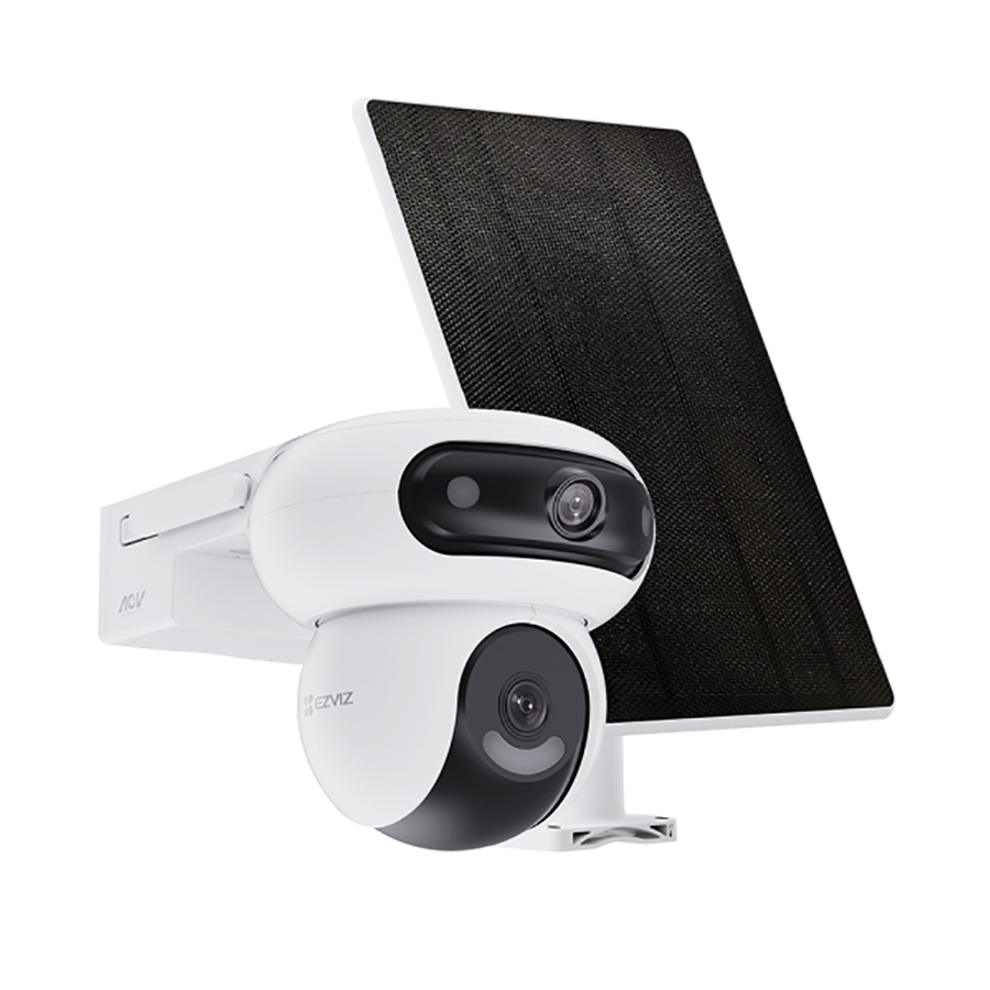 EZVIZ CS-HB90 Cámara PT Doble Lente / KIT PANEL SOLAR