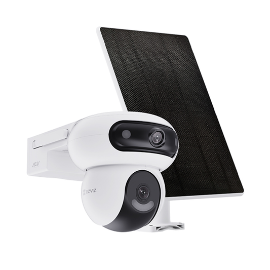 EZVIZ CS-HB90 Cámara PT Doble Lente / KIT PANEL SOLAR