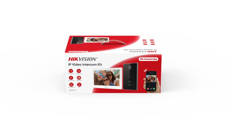 Kit de intercomunicador de video IP Hikvision DS-KIS608-P