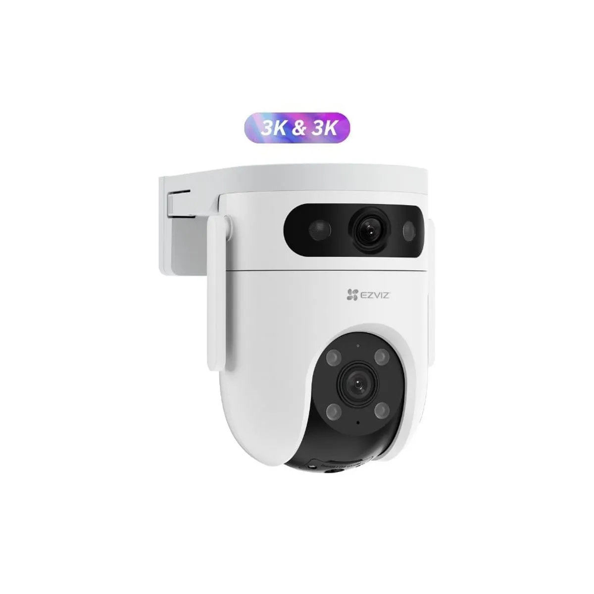 Cámara Exterior EZVIZ H9c Doble Lente 3K & 3K WiFi 360° con Detección IA