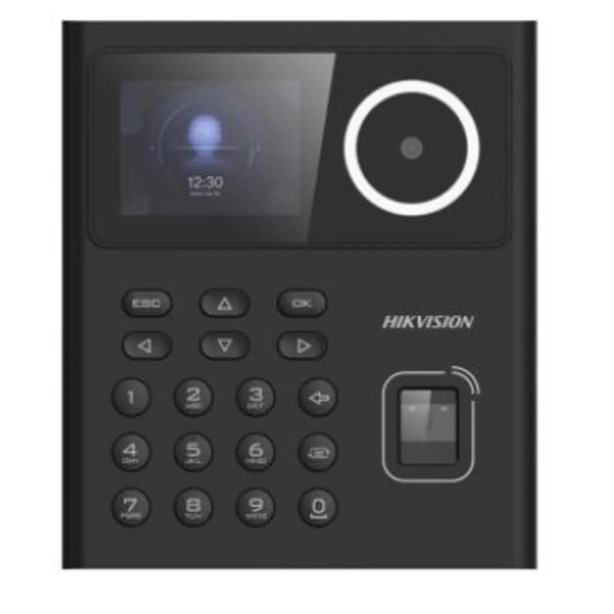 Hikvision DS-K1T320EFWX-B Control de Acceso - Vista frontal detalle